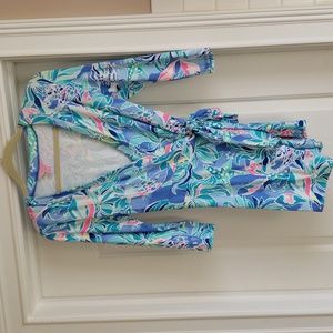 Lilly Pulitzer Karlie Romper Bennet Blue Celestial Seas